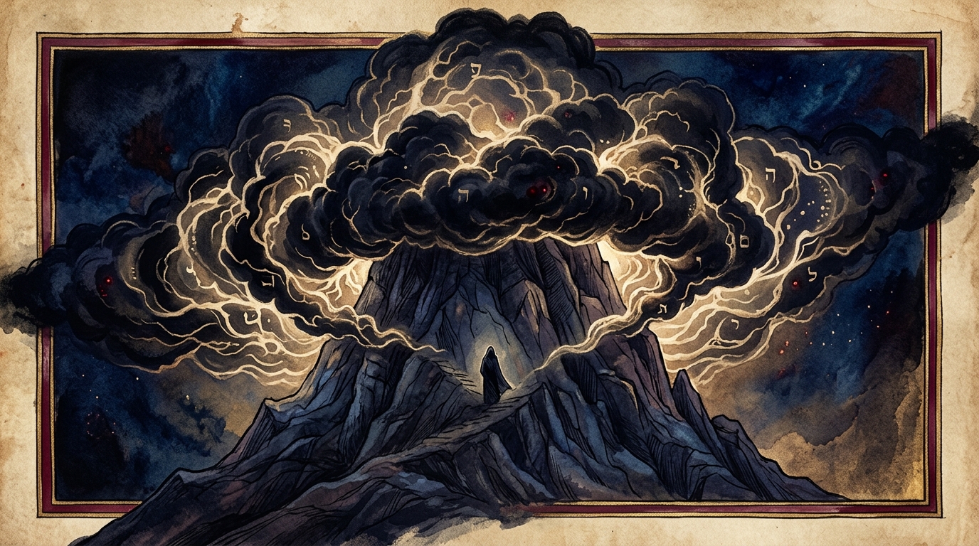 Hollow idols before a column of true light